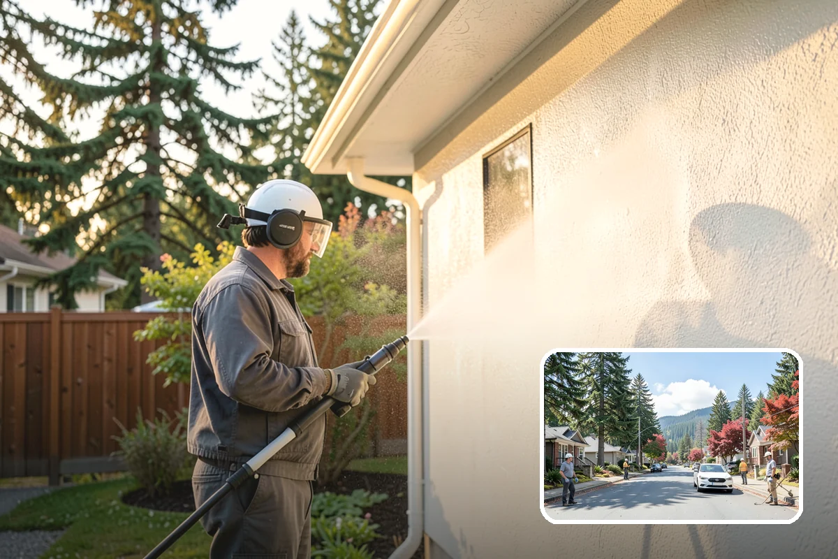 Annual House Washing in Hunts Point, King County, WA - Prevents growth from becoming entrenched