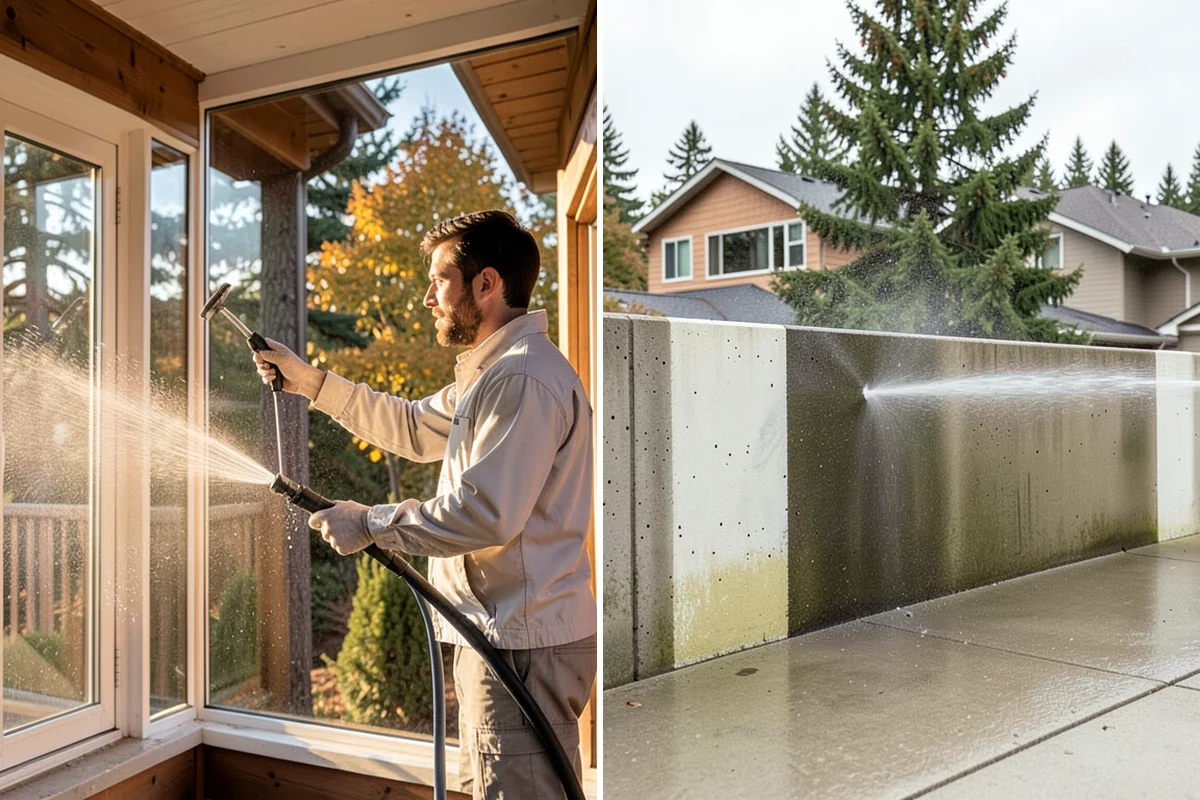 Annual House Washing in Hunts Point, King County, WA - Review the home's condition since the last wash