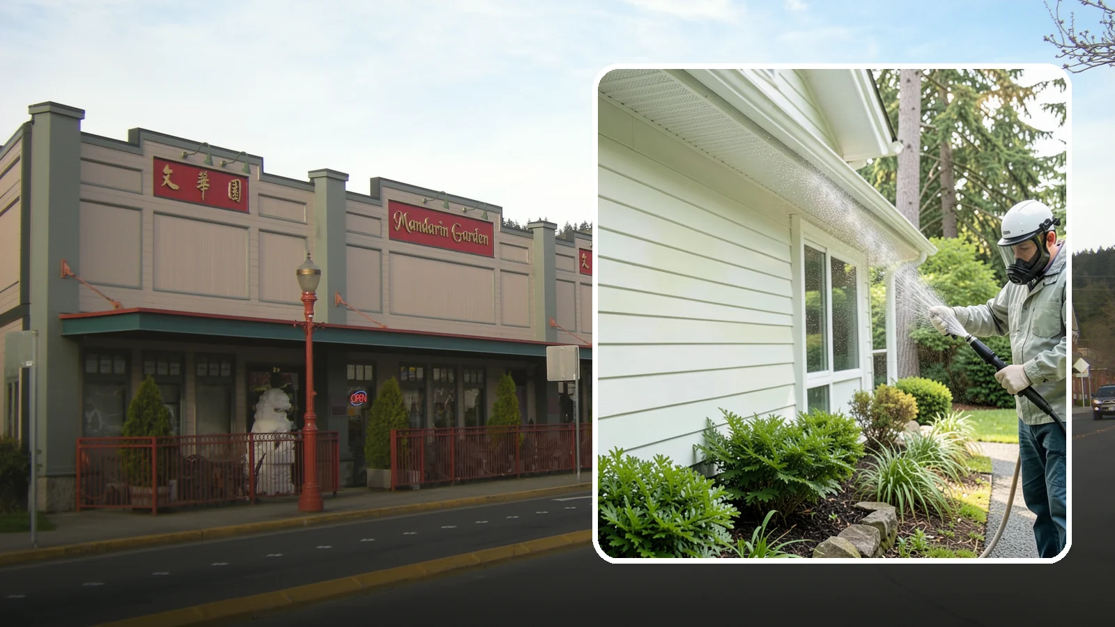 Annual House Washing in Issaquah, King County, WA - Annual house washing is a yearly maintenance clean that keeps algae and mildew from ever gaining a foothold in our wet climate.