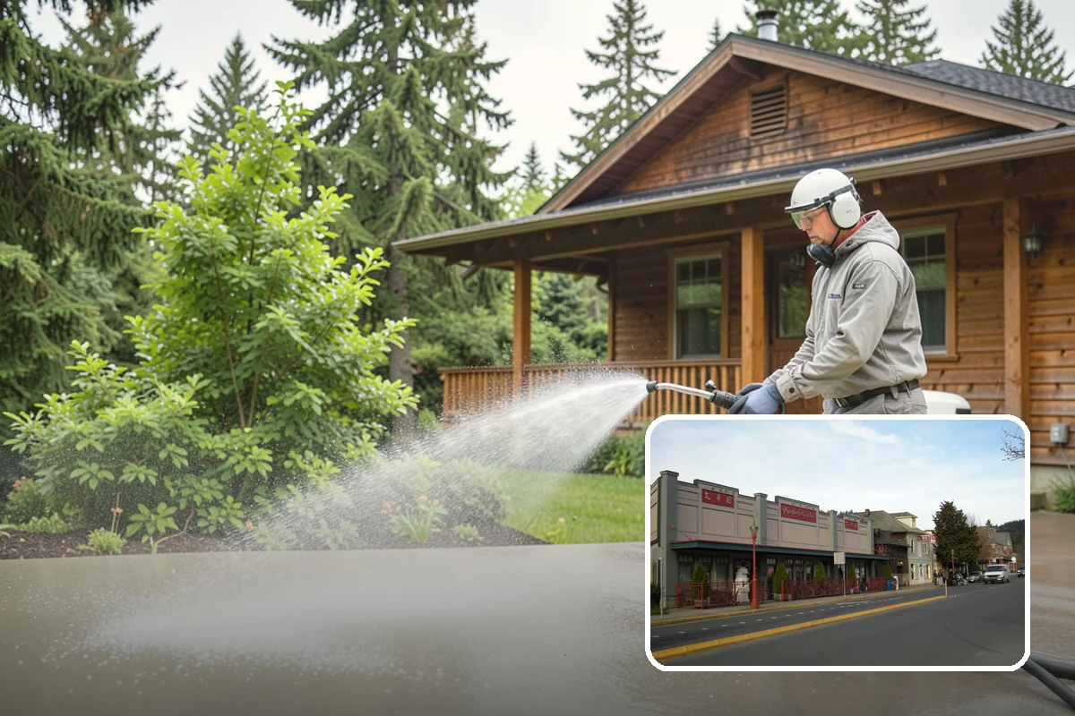 Annual House Washing in Issaquah, King County, WA - Prevents growth from becoming entrenched