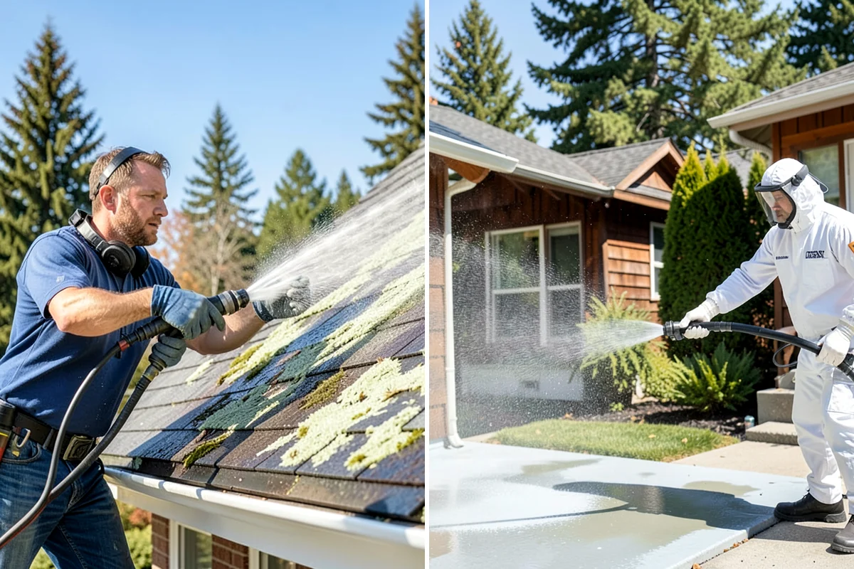 Annual House Washing in Kenmore, King County, WA - Review the home's condition since the last wash