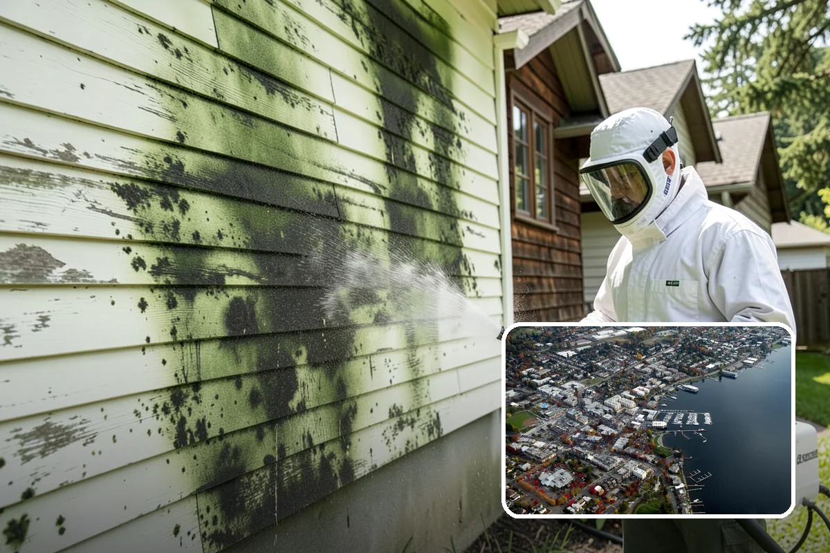 Annual House Washing in Kirkland, King County, WA - Prevents growth from becoming entrenched