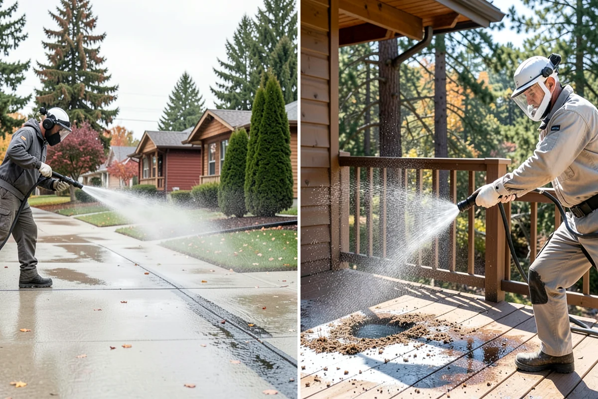 Annual House Washing in Lake Forest Park, King County, WA - Review the home's condition since the last wash