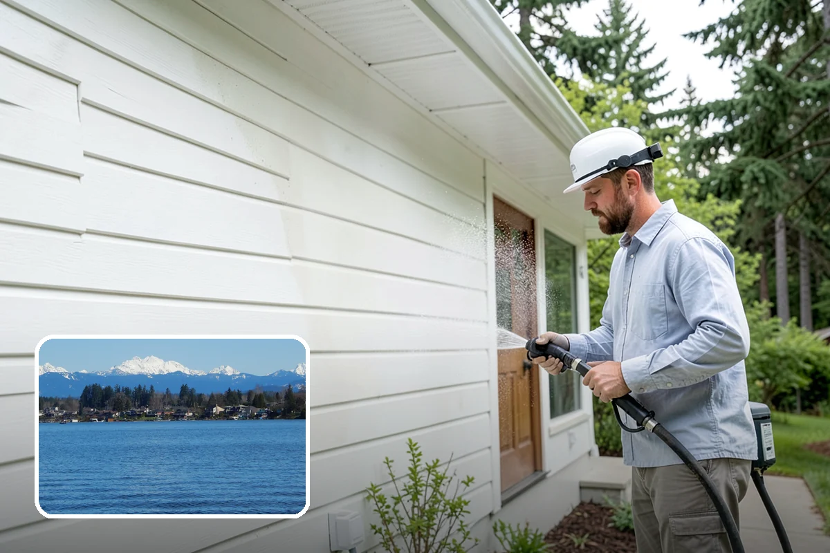Annual House Washing in Lake Stevens, Snohomish County, WA - Prevents growth from becoming entrenched
