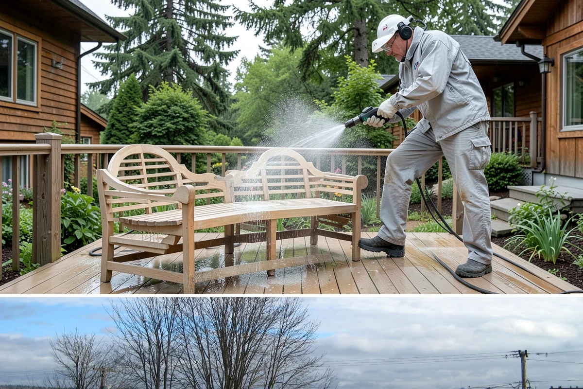Annual House Washing in Langley, Island County, WA - Set the annual wash for late spring or summer so the finish dries well and stays clean through the wet season.