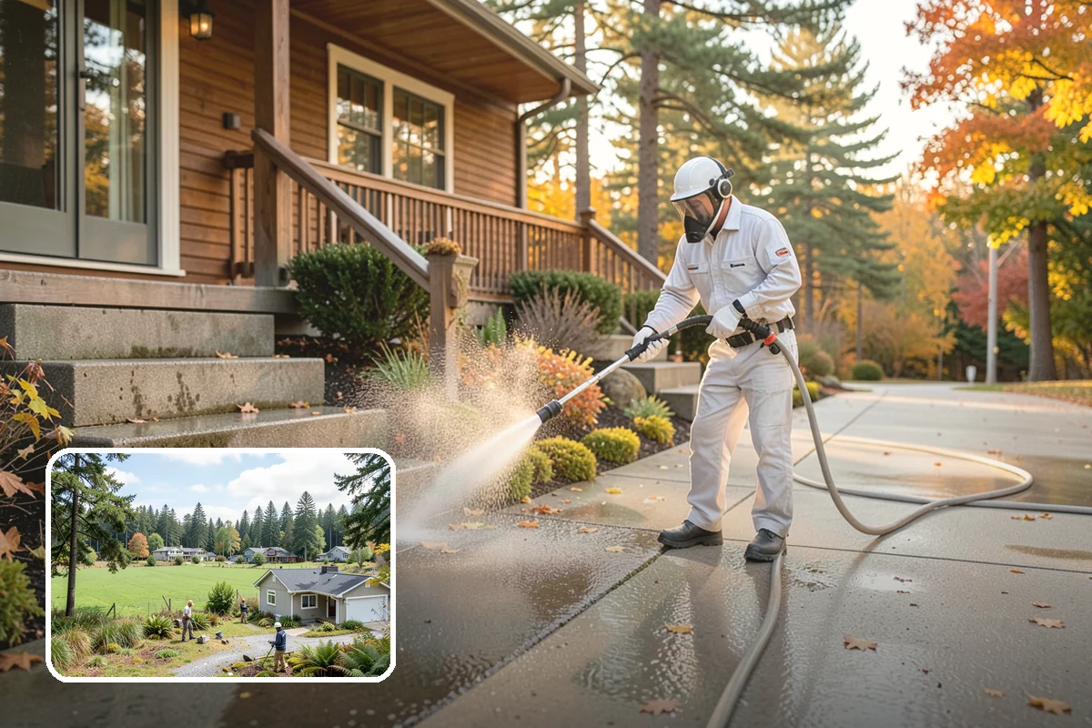 Annual House Washing in Lyman, Skagit County, WA - Prevents growth from becoming entrenched