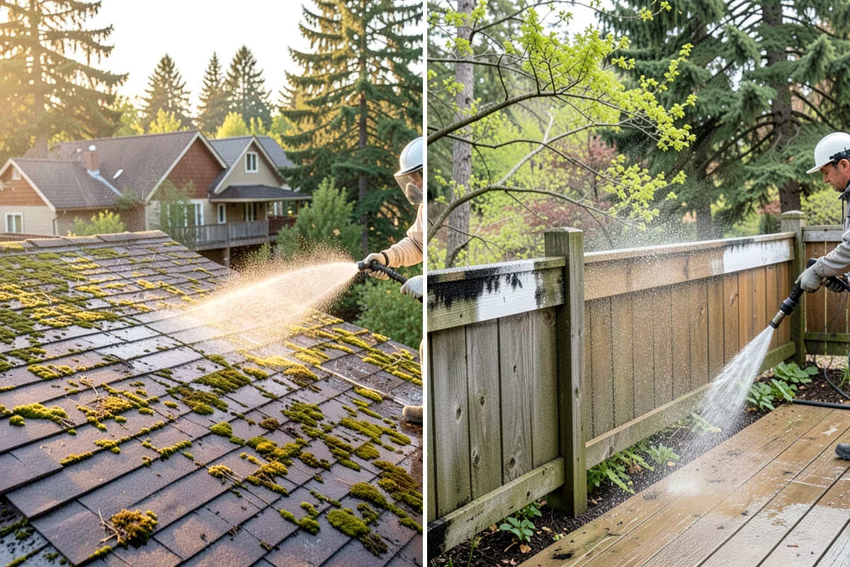 Annual House Washing in Maple Valley, King County, WA - Review the home's condition since the last wash