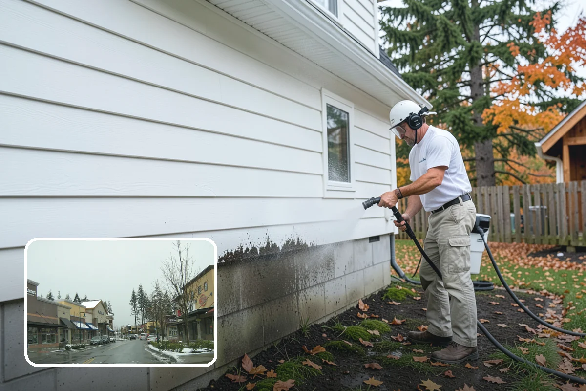 Annual House Washing in Mill Creek, Snohomish County, WA - Prevents growth from becoming entrenched