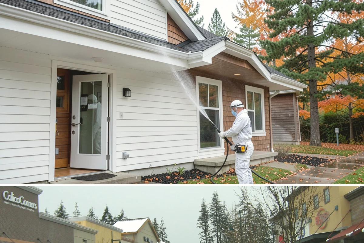 Annual House Washing in Mill Creek, Snohomish County, WA - Set the annual wash for late spring or summer so the finish dries well and stays clean through the wet season.