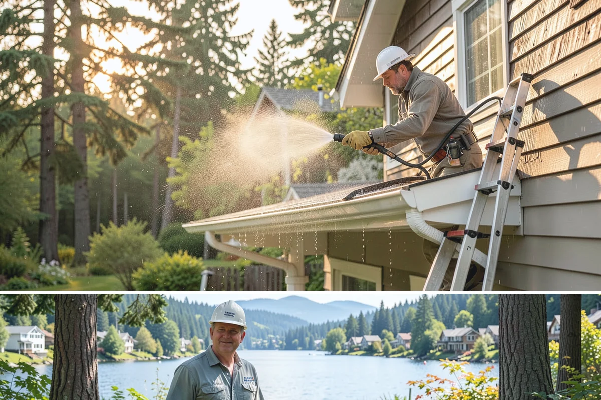 Annual House Washing in Milton, King County, WA - Set the annual wash for late spring or summer so the finish dries well and stays clean through the wet season.