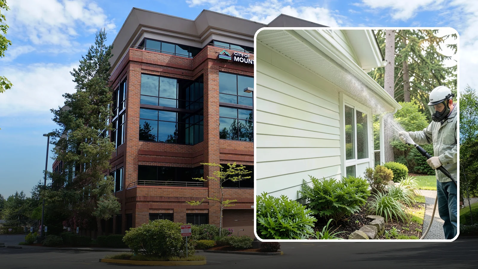 Annual House Washing in Mountlake Terrace, Snohomish County, WA - Annual house washing is a yearly maintenance clean that keeps algae and mildew from ever gaining a foothold in our wet climate.