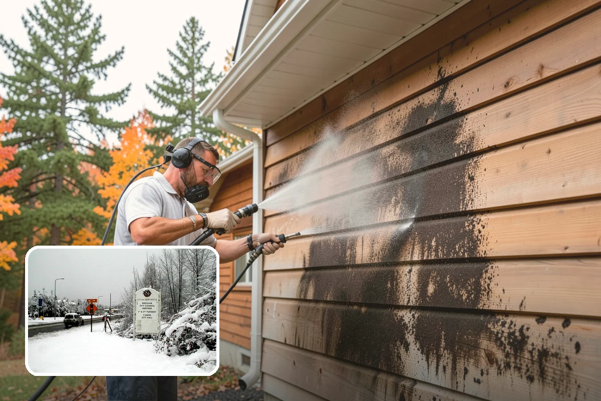 Annual House Washing in Newcastle, King County, WA - Prevents growth from becoming entrenched