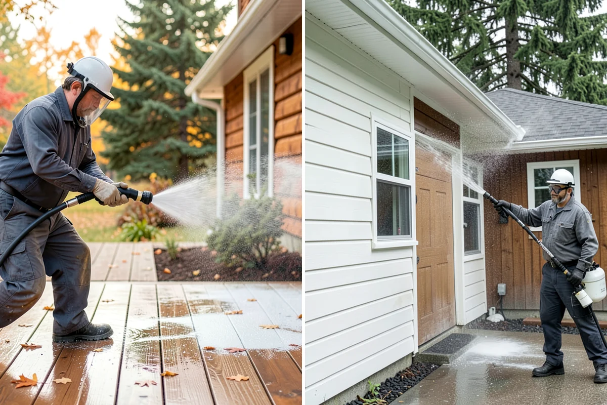 Annual House Washing in Pacific, King County, WA - Review the home's condition since the last wash