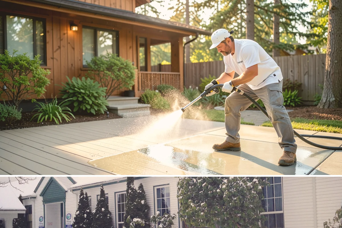 Annual House Washing in Pacific, King County, WA - Set the annual wash for late spring or summer so the finish dries well and stays clean through the wet season.