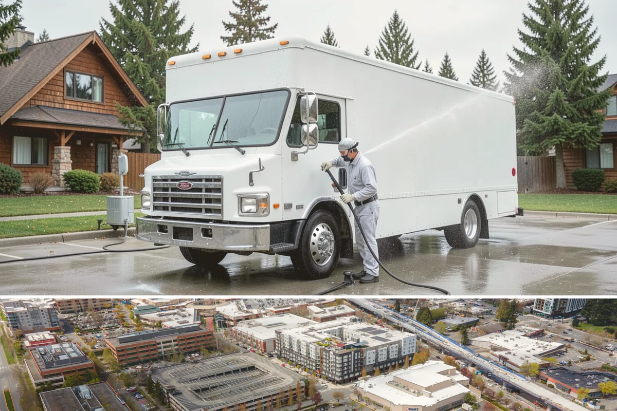 Annual House Washing in Redmond, King County, WA - Set the annual wash for late spring or summer so the finish dries well and stays clean through the wet season.