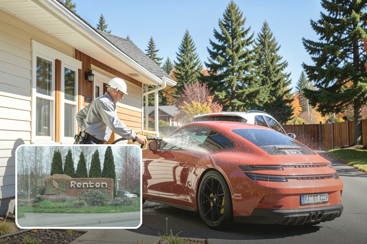 Annual House Washing in Renton, King County, WA - Prevents growth from becoming entrenched