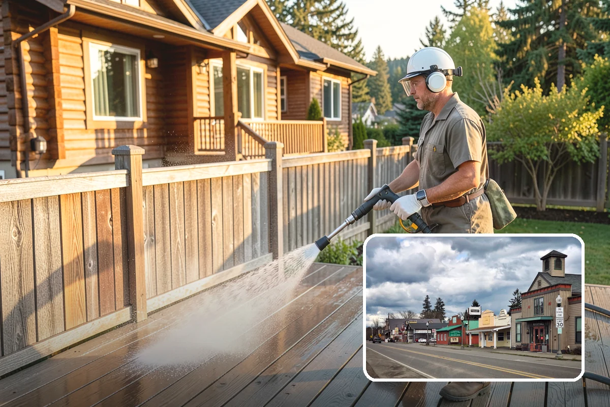 Annual House Washing in Roy, Pierce County, WA - Prevents growth from becoming entrenched