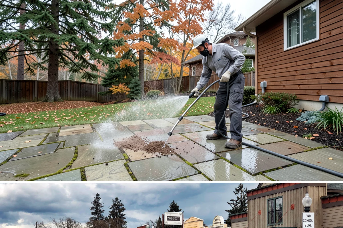 Annual House Washing in Roy, Pierce County, WA - Set the annual wash for late spring or summer so the finish dries well and stays clean through the wet season.