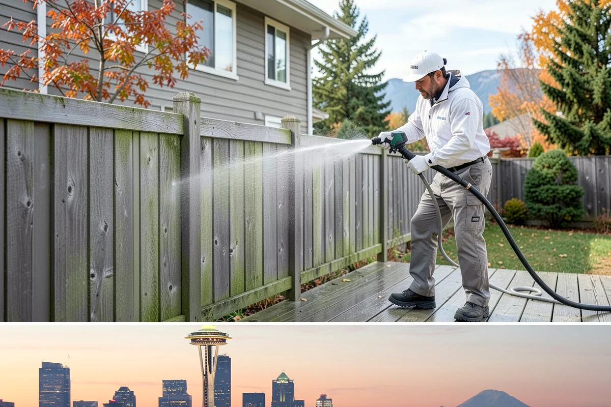 Annual House Washing in Seattle, King County, WA - Set the annual wash for late spring or summer so the finish dries well and stays clean through the wet season.