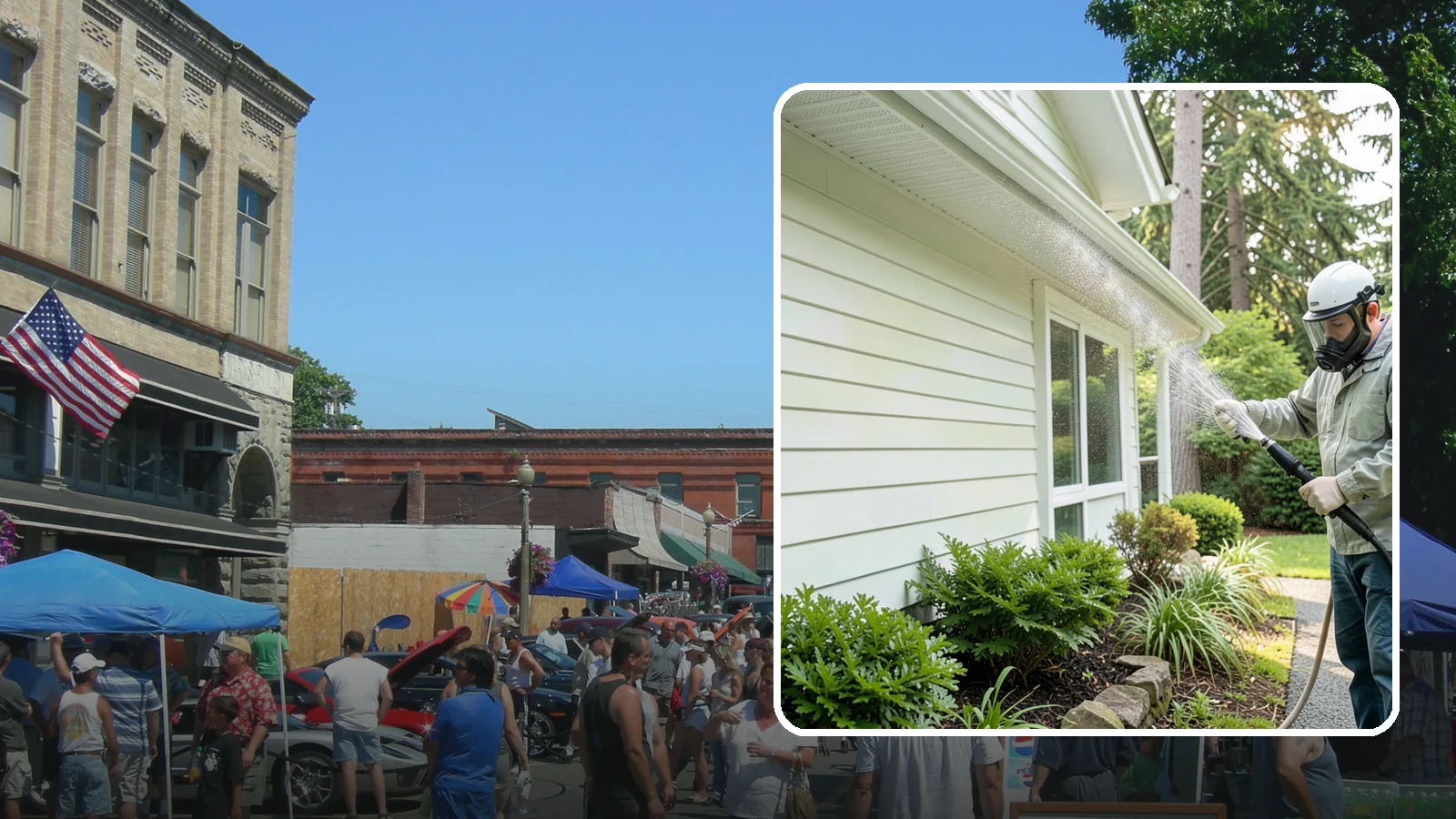 Annual House Washing in Snohomish, Snohomish County, WA - Annual house washing is a yearly maintenance clean that keeps algae and mildew from ever gaining a foothold in our wet climate.