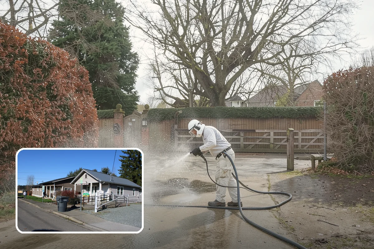 Annual House Washing in South Prairie, Pierce County, WA - Prevents growth from becoming entrenched