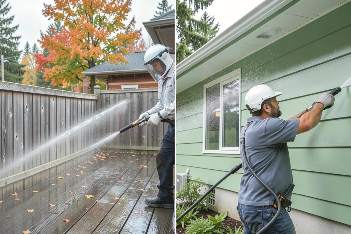 Annual House Washing in Steilacoom, Pierce County, WA - Review the home's condition since the last wash