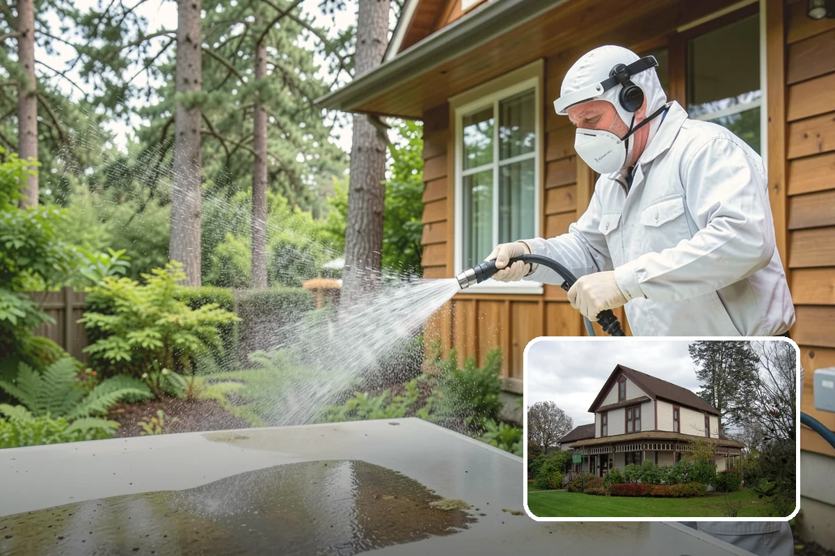 Annual House Washing in Sumner, Pierce County, WA - Prevents growth from becoming entrenched