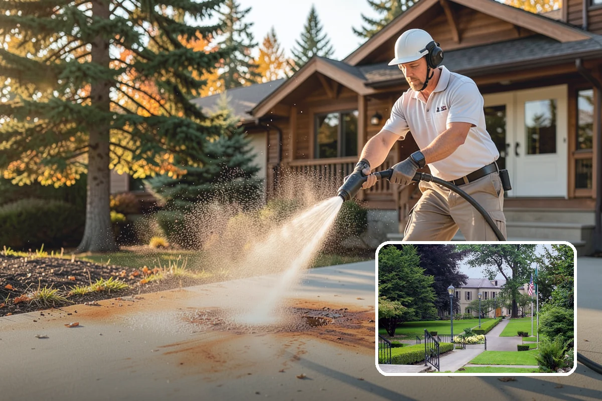 Annual House Washing in Woodinville, King County, WA - Prevents growth from becoming entrenched