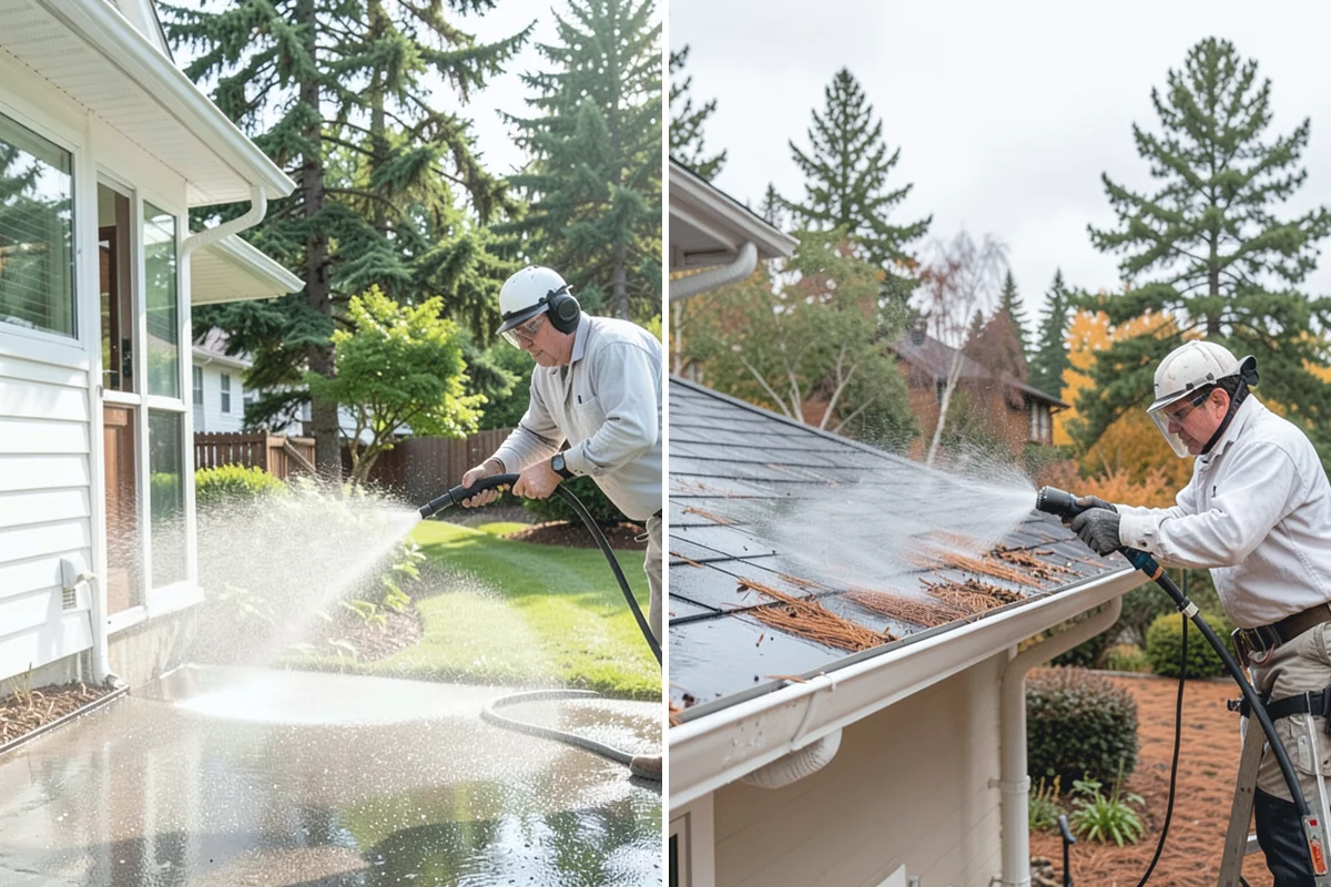 Annual House Washing in Woodinville, King County, WA - Review the home's condition since the last wash