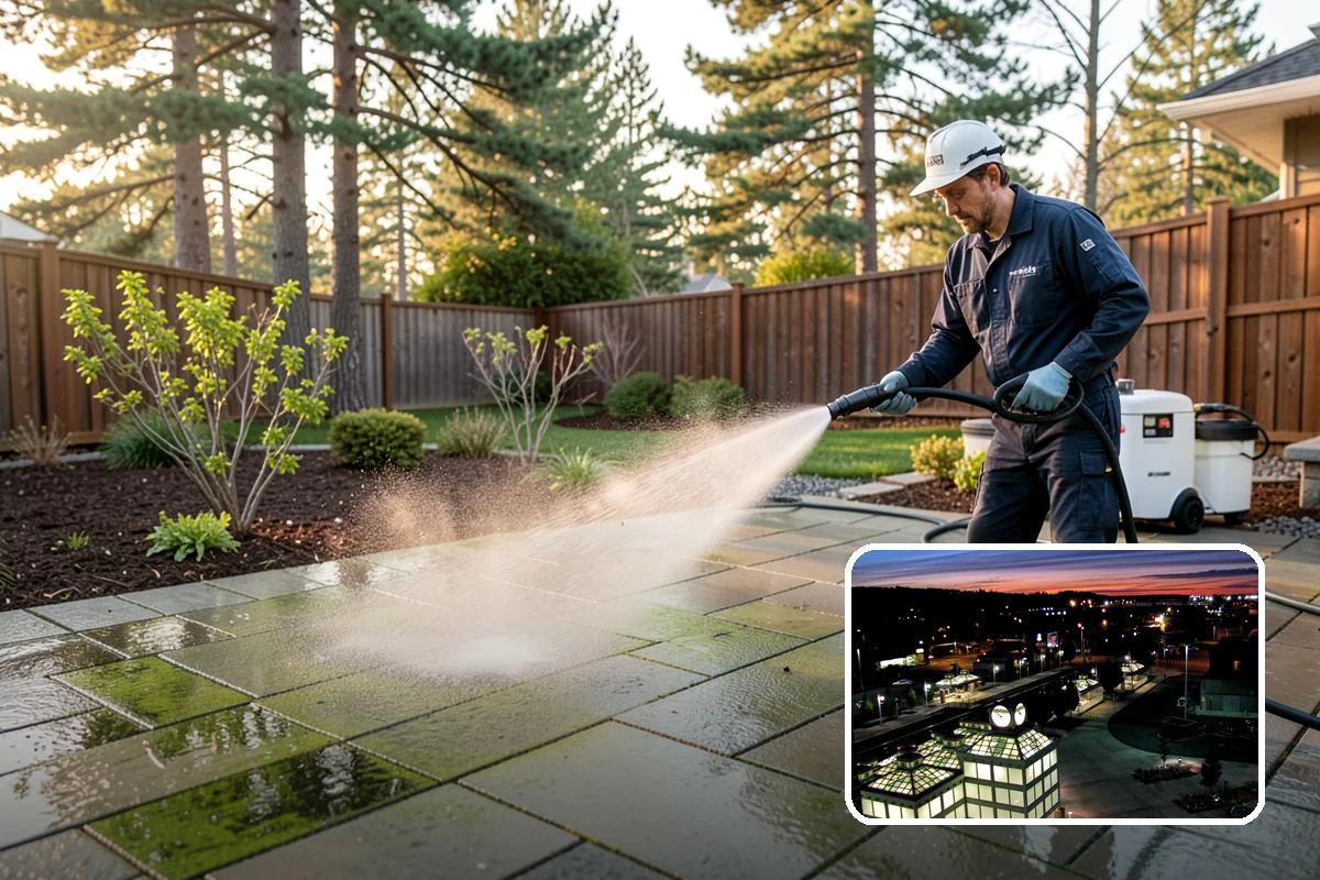Annual Maintenance Washing in Auburn, King County, WA - Prevents light buildup from turning into set-in staining