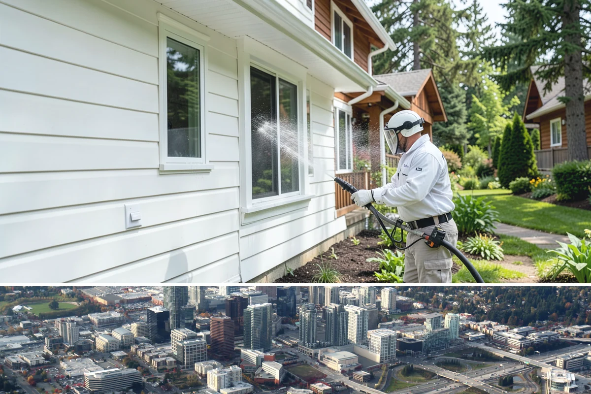 Annual Maintenance Washing in Bellevue, King County, WA - Choose a consistent month each year, with spring or early fall being the most popular windows in Washington's climate.