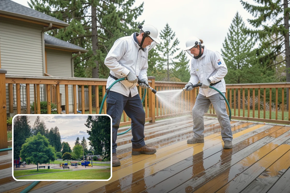 Annual Maintenance Washing in Bonney Lake, Pierce County, WA - Prevents light buildup from turning into set-in staining