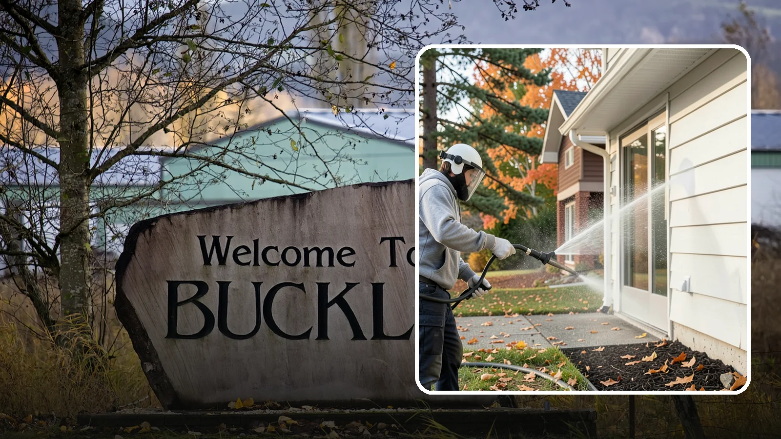 Annual Maintenance Washing in Buckley, Pierce County, WA - Annual maintenance washing keeps your entire exterior on a once-a-year schedule so grime never gets a chance to build into...