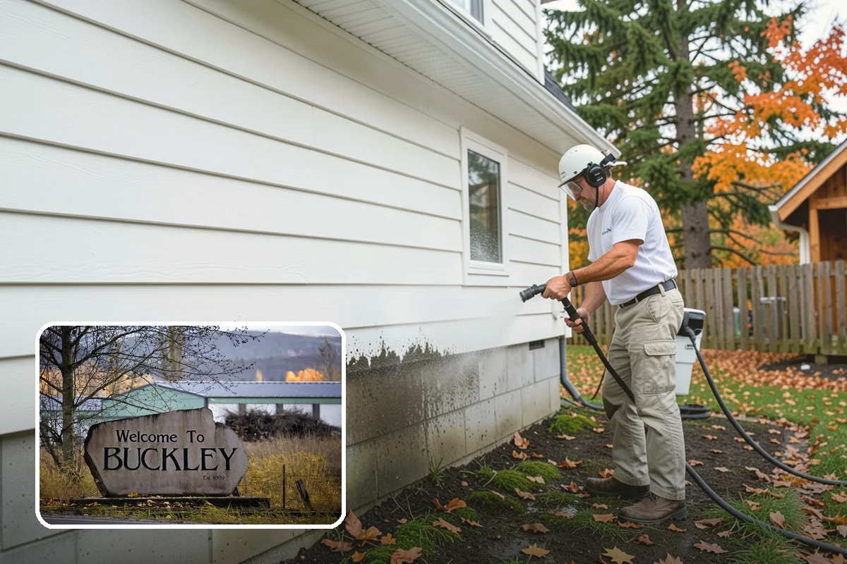 Annual Maintenance Washing in Buckley, Pierce County, WA - Prevents light buildup from turning into set-in staining
