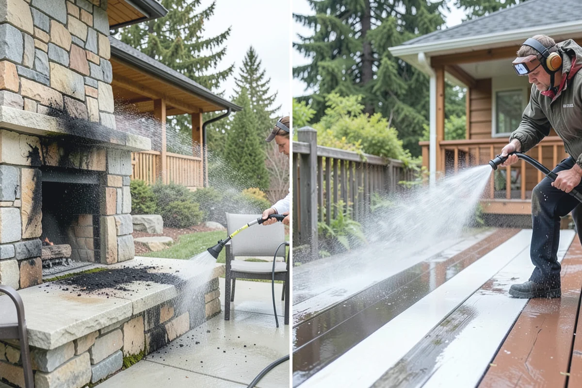 Annual Maintenance Washing in Buckley, Pierce County, WA - Review the property and note recurring problem areas