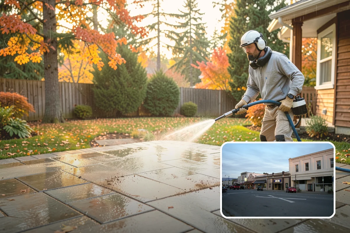 Annual Maintenance Washing in Burlington, Skagit County, WA - Prevents light buildup from turning into set-in staining