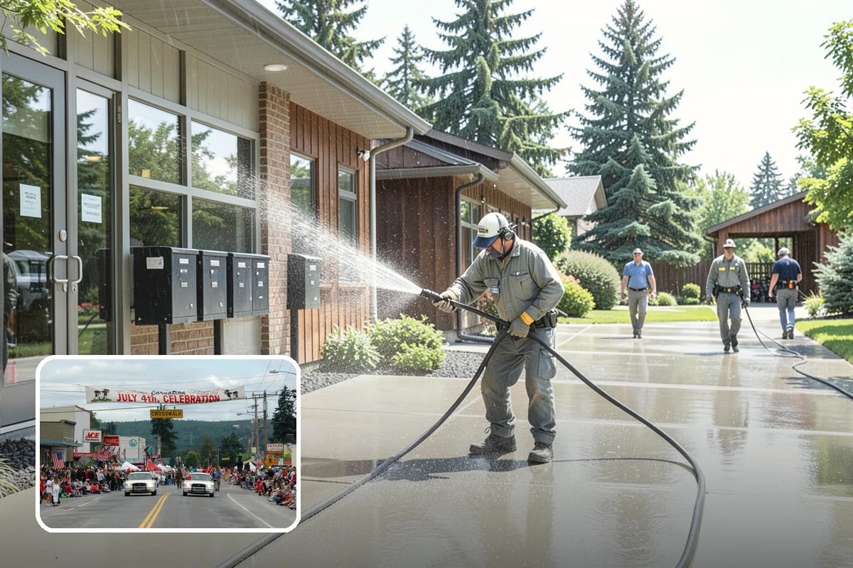 Annual Maintenance Washing in Carnation, King County, WA - Prevents light buildup from turning into set-in staining
