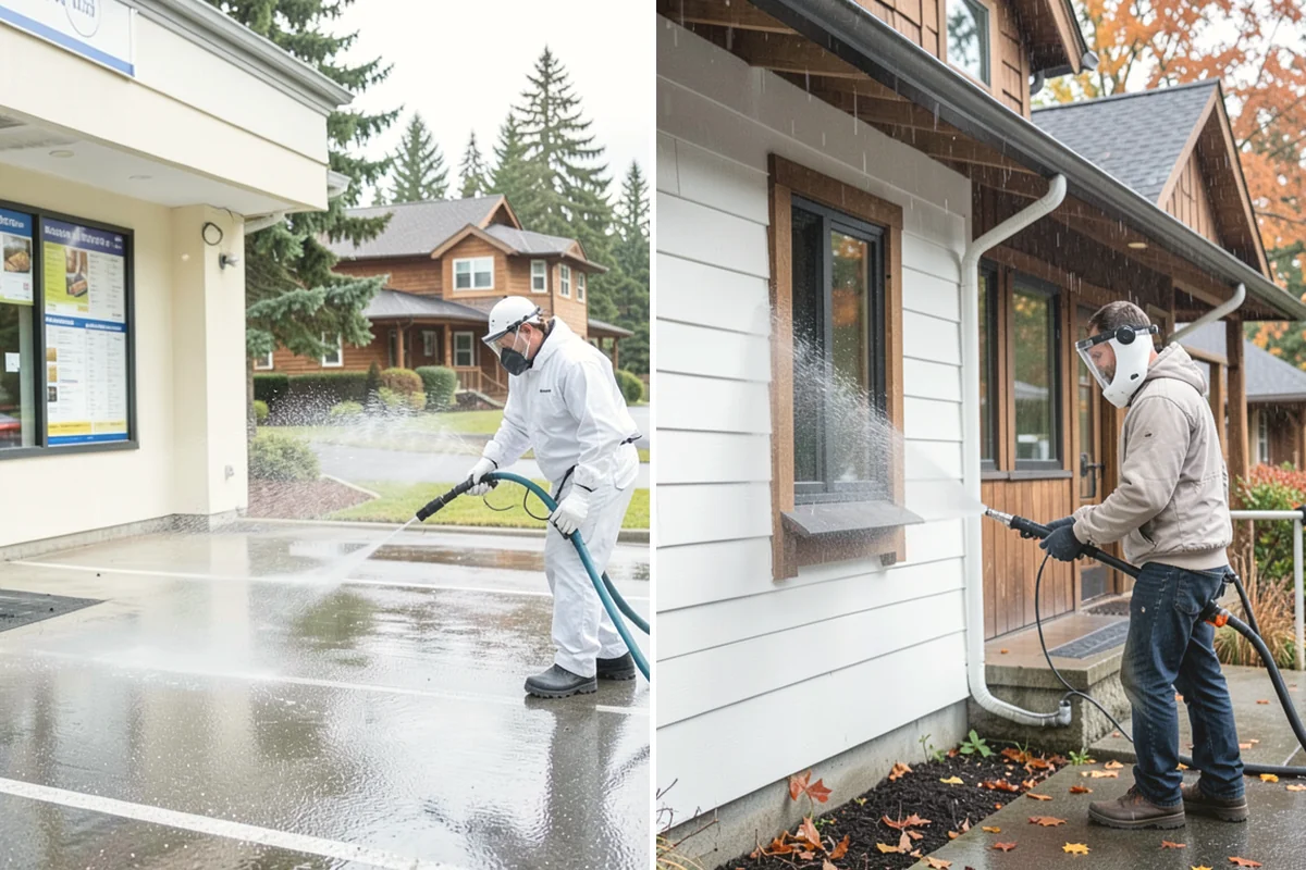 Annual Maintenance Washing in Carnation, King County, WA - Review the property and note recurring problem areas