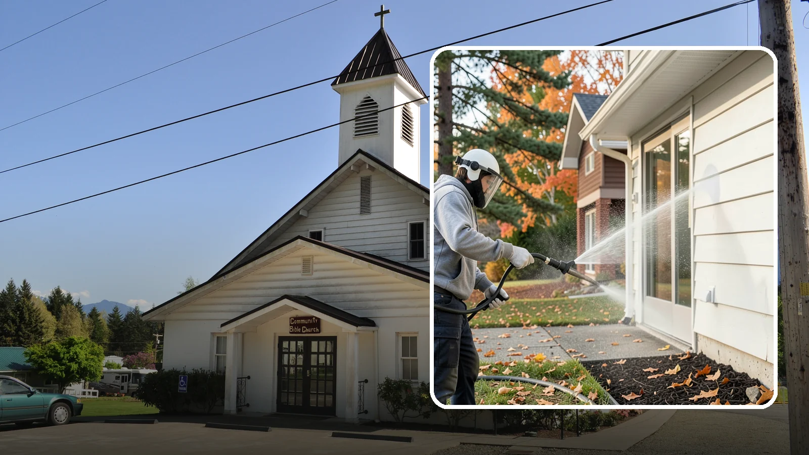 Annual Maintenance Washing in Concrete, Skagit County, WA - Annual maintenance washing keeps your entire exterior on a once-a-year schedule so grime never gets a chance to build into...