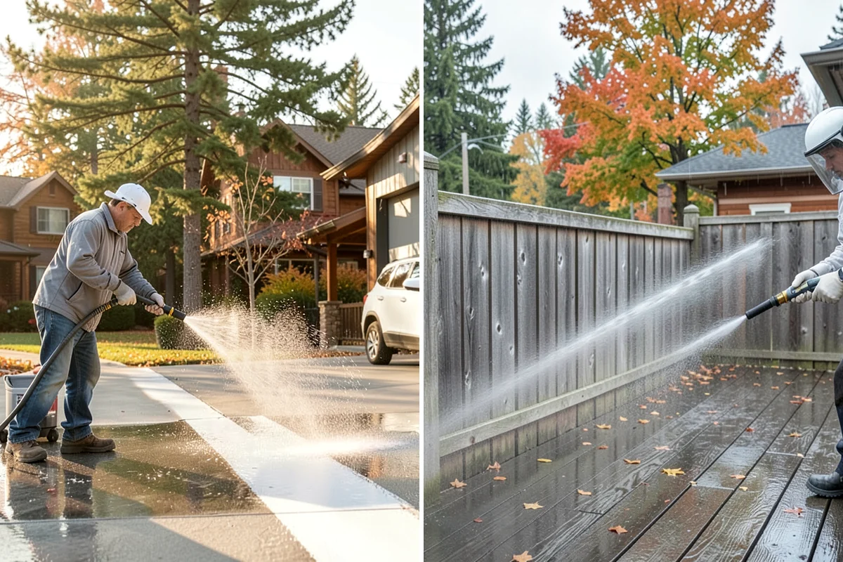 Annual Maintenance Washing in Concrete, Skagit County, WA - Review the property and note recurring problem areas