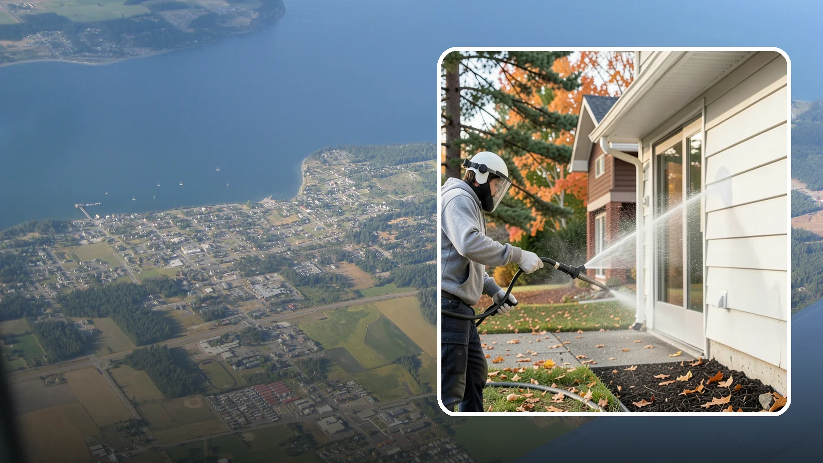 Annual Maintenance Washing in Coupeville, Island County, WA - Annual maintenance washing keeps your entire exterior on a once-a-year schedule so grime never gets a chance to build into...