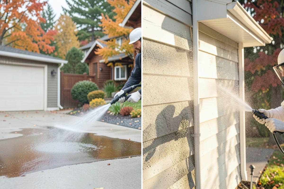 Annual Maintenance Washing in Coupeville, Island County, WA - Review the property and note recurring problem areas