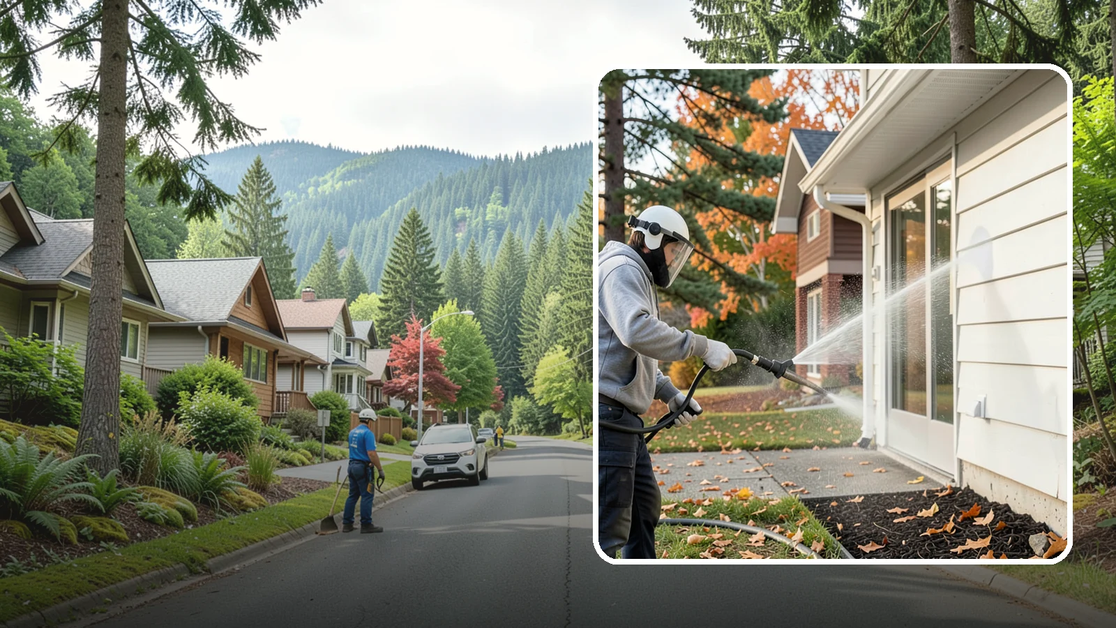 Annual Maintenance Washing in Darrington, Snohomish County, WA - Annual maintenance washing keeps your entire exterior on a once-a-year schedule so grime never gets a chance to build into...