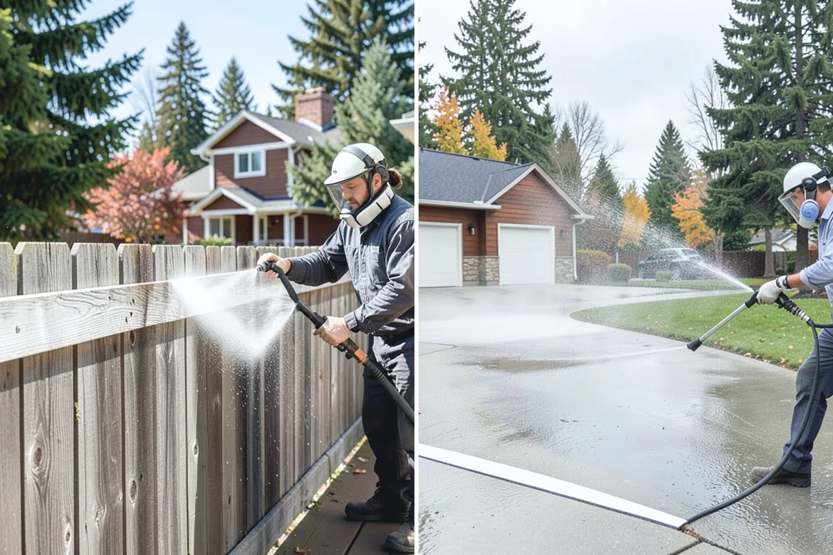 Annual Maintenance Washing in Des Moines, King County, WA - Review the property and note recurring problem areas