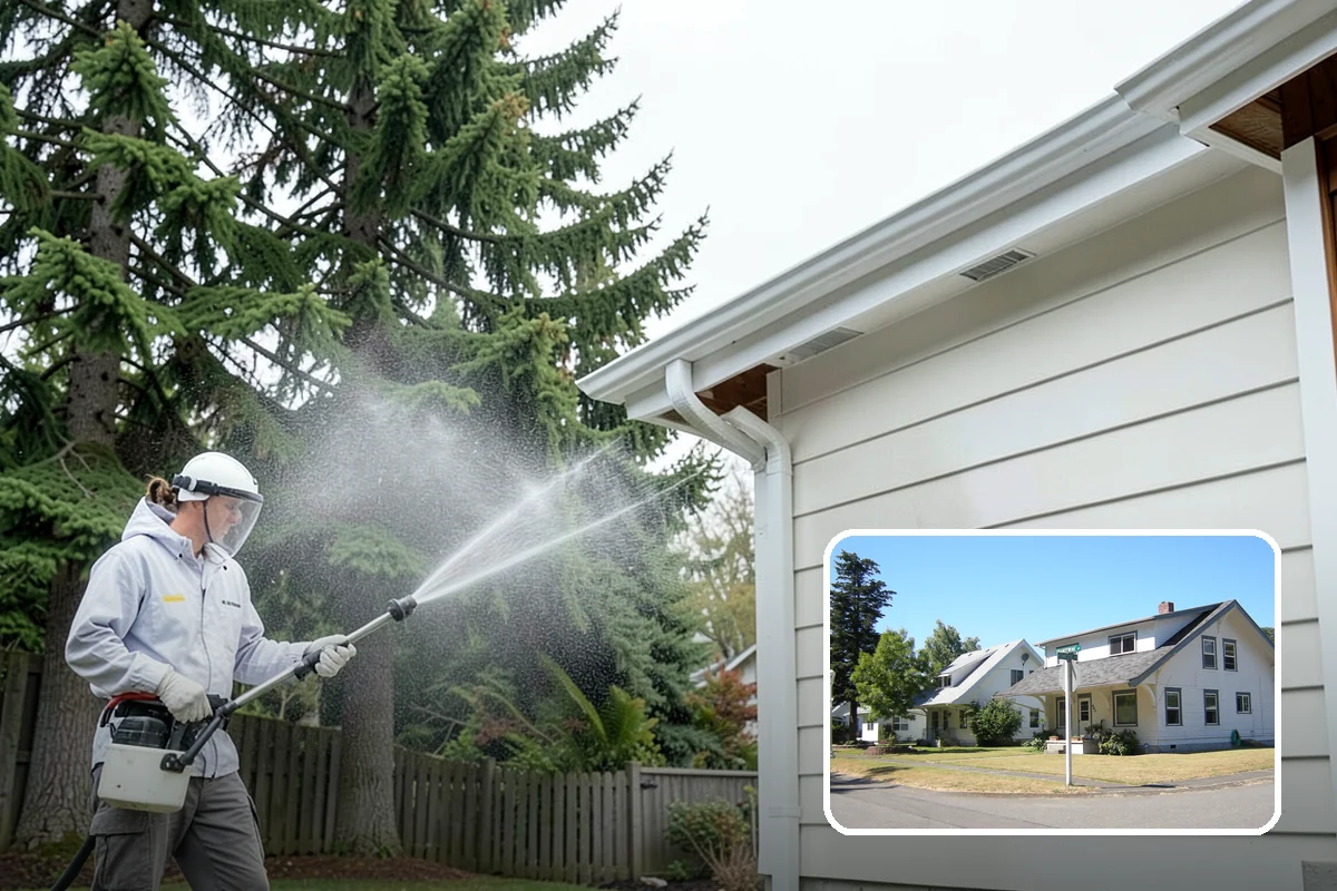 Annual Maintenance Washing in DuPont, Pierce County, WA - Prevents light buildup from turning into set-in staining