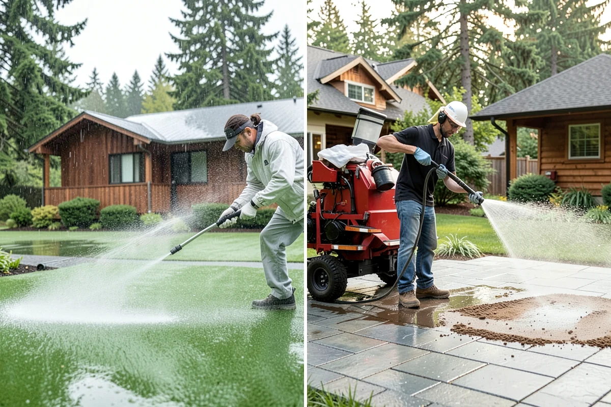 Annual Maintenance Washing in DuPont, Pierce County, WA - Review the property and note recurring problem areas