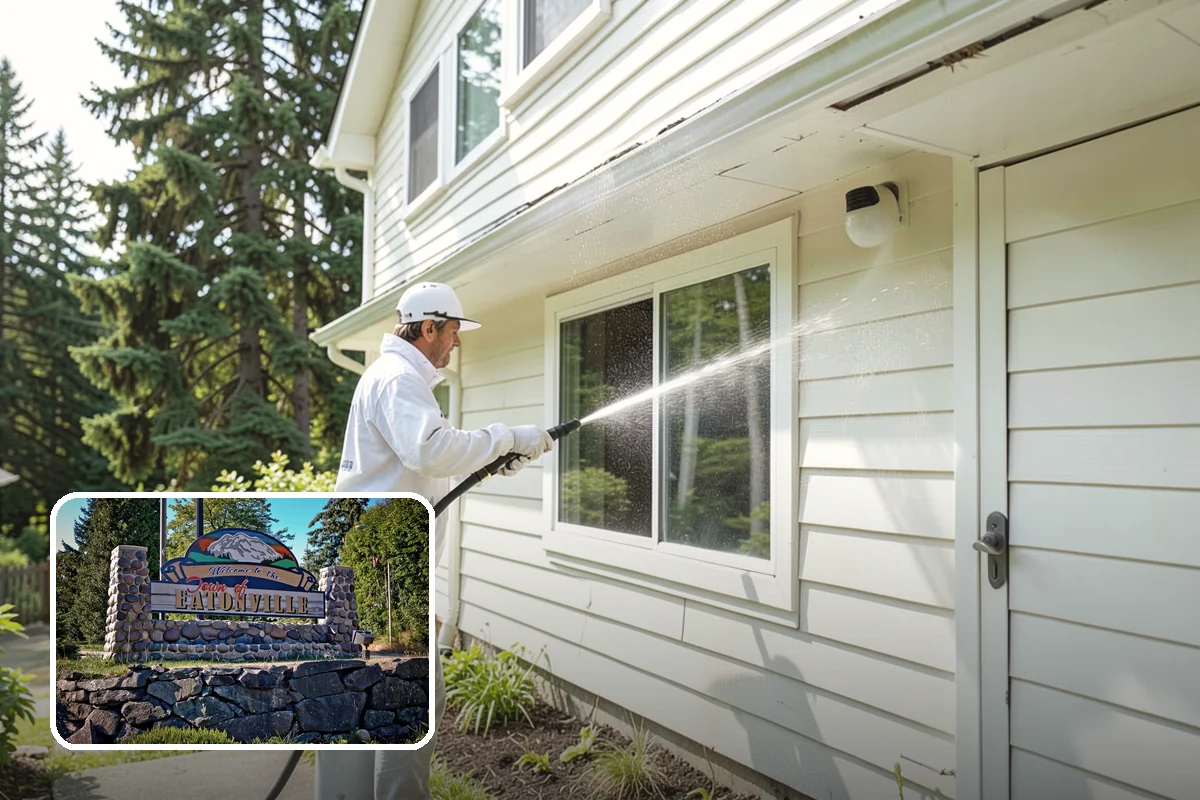 Annual Maintenance Washing in Eatonville, Pierce County, WA - Prevents light buildup from turning into set-in staining