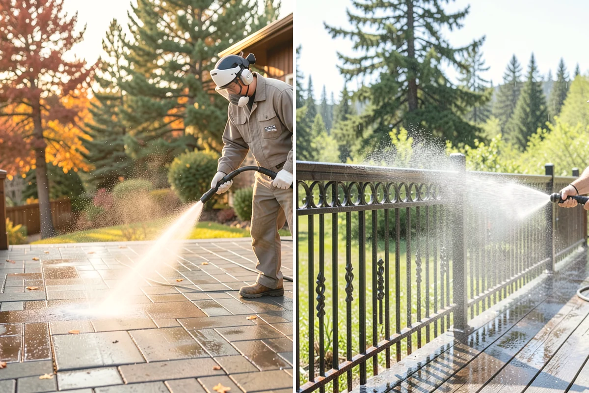Annual Maintenance Washing in Edgewood, Pierce County, WA - Review the property and note recurring problem areas