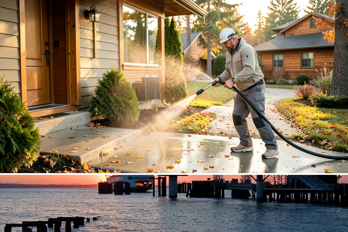 Annual Maintenance Washing in Edmonds, Snohomish County, WA - Choose a consistent month each year, with spring or early fall being the most popular windows in Washington's climate.