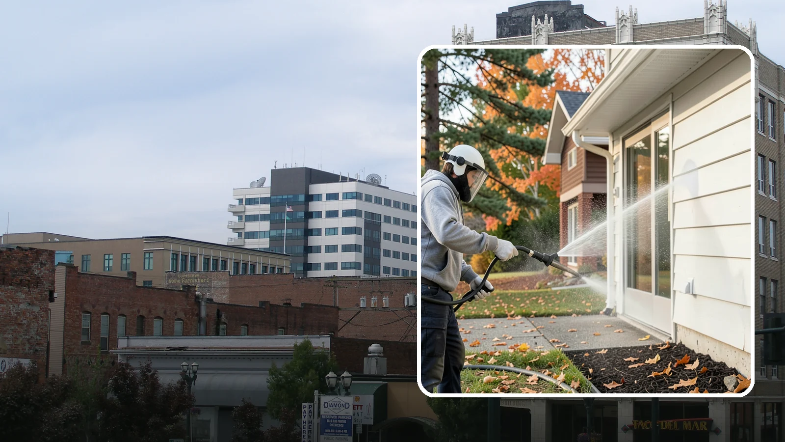 Annual Maintenance Washing in Everett, Snohomish County, WA - Annual maintenance washing keeps your entire exterior on a once-a-year schedule so grime never gets a chance to build into...